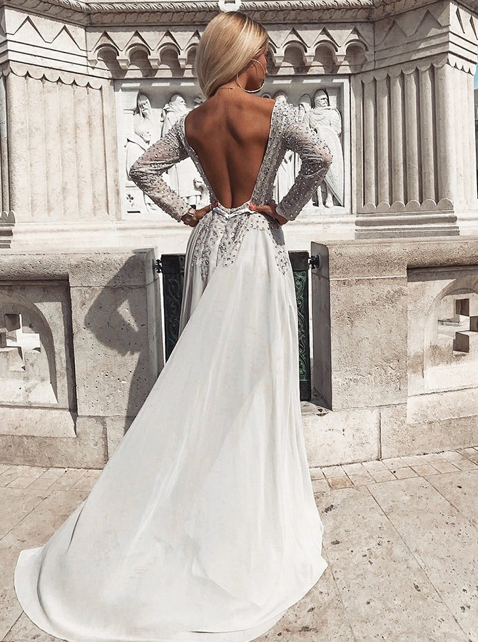 wine backless dress Red Floral Slip Mini or receptions Brit Award viewers in style 5580 Size:12P