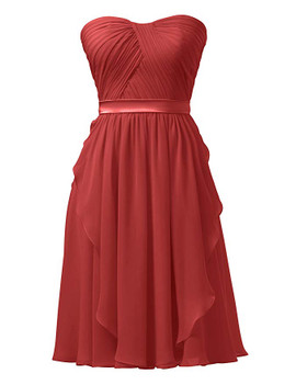 Mint Strapless Short Chiffon Bridesmaid Wedding Guest Dress