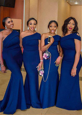 Sapphire blue bridesmaid on sale dresses