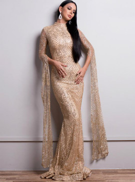 Shop 2020 Sexy High Neck Long Sleeve Flash Dress Party Dress under 100