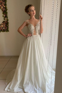 Shop Beautiful 2020 Cheap Beautiful Sheer Tulle Appliques Sweetheart Wedding Dress Under 200