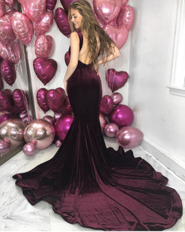 Shop 2022 Cheap Elegant Vevelt Trumpet Mermaid Straps Sweep Train Formal Prom Dress Under 139