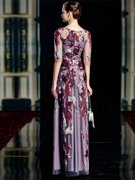 Shop 2022 ANNAKOO Half Sleeve Embroidery Tulle A Line Mother Of The Bride Dress Under 325