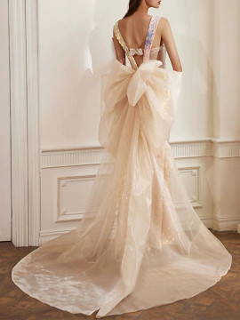 Shop 2022 ANNAKOO Trumpet Mermaid Colorful Sequin Prom Dress With Slit Under 246