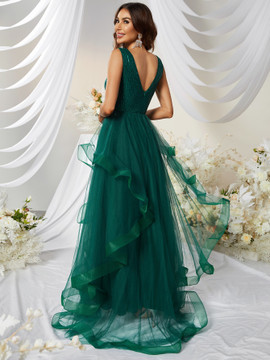 Shop ANNAKOO 2024  Hollywood Glamour Green Tulle Prom Dress Under 69