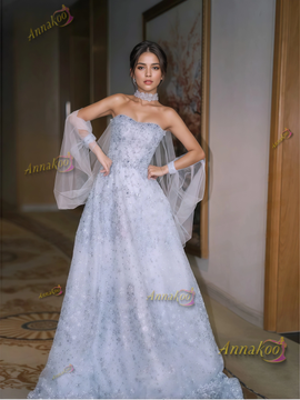 Shop 2025 ANNAKOO Sweetheart A Line Sparkle Beading Tulle Prom Dress Under 188