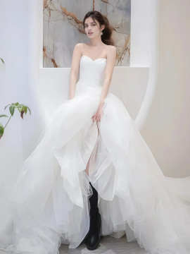 Shop 2025 ANNAKOO Sweetheart Tulle A Line Tulle Wedding Dress Under 189