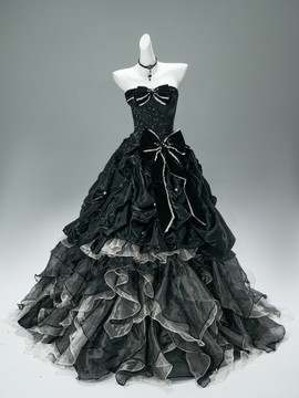 Shop 2025 ANNAKOO Black Sweetheart Layers Tulle Ruffles Appliques Bow Prom Dress Under 359