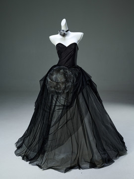 Shop 2025 ANNAKOO Black Sweetheart Ruched Flowers A Line Prom Dress Under 378