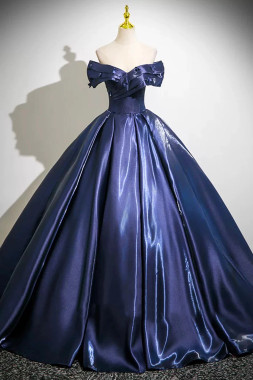 Shop 2025 ANNAKOO Satin A Line Flower Purple Satin Long Prom Dress Under 178