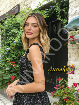 Shop 2026 ANNAKOO Tie Straps A Line Tulle Print Floral Black Prom Dress Under 189