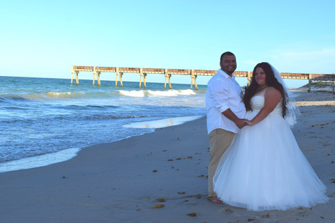 Florida elopement and a $185 dress that felt like a million bucks.