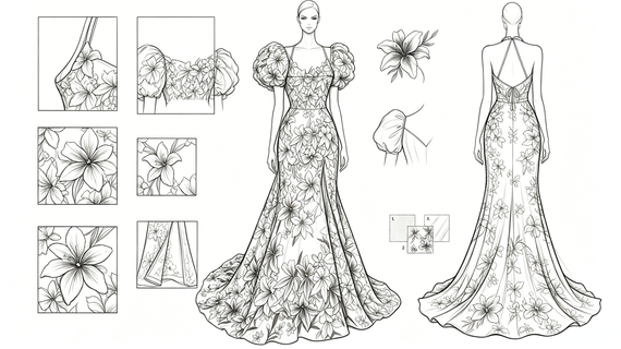 Making a 3D Lily Dress Almost Broke Me