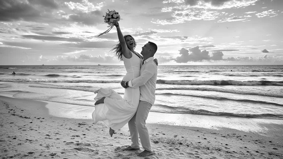 Siesta Key Beach Wedding: My Simple Mermaid Wedding Dress