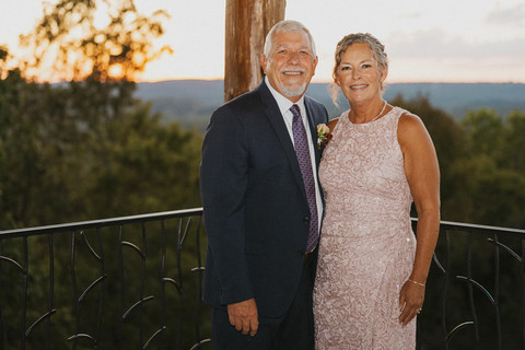 My Rustic Mountain Wedding Look: Why I Chose a Blush Lace Tea Length Mother of the Bride Dress
