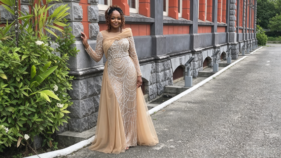 Finding the Perfect Rose Gold Gown for Deep Skin Tones