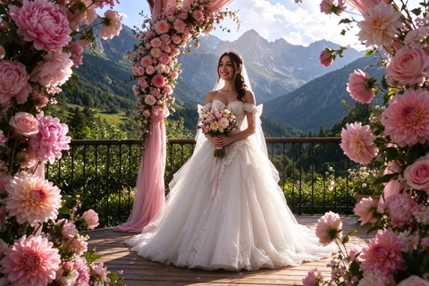Three Looks, One Dress: My Istrian Vineyard Wedding