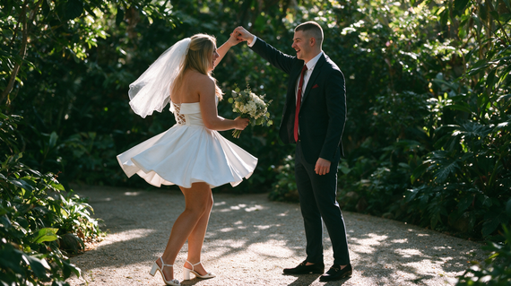 Short Wedding Dresses for Courthouse Ceremonies 