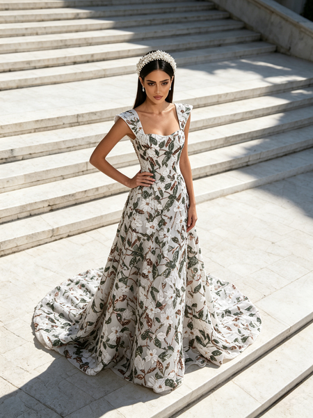 Shop 2026 ANNAKOO Navy Blue Square Long Sleeve Trumpet Mermaid Beading Prom Dress With Slit Under 359