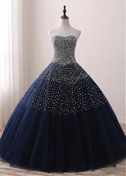 floor length ball gowns