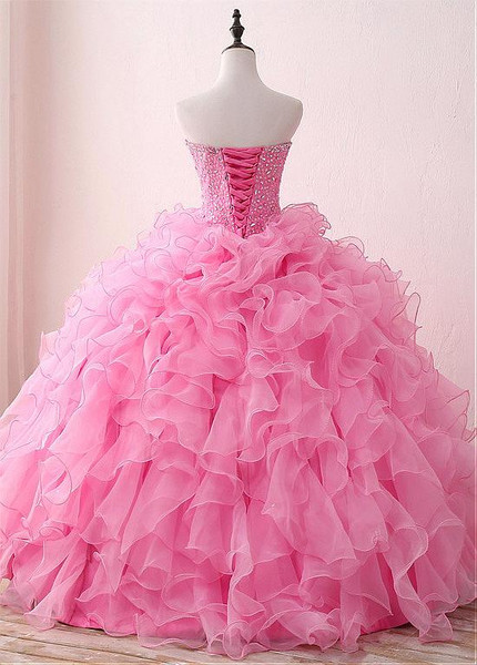 Organza  Sweetheart Detachable Jacket Ball Gown Quinceanera Dresses 
