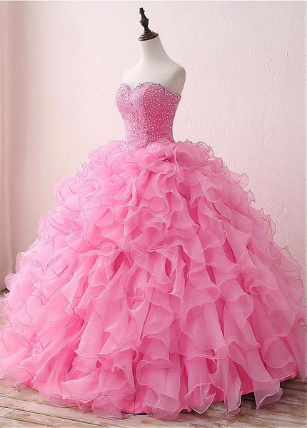 Organza  Sweetheart Detachable Jacket Ball Gown Quinceanera Dresses 