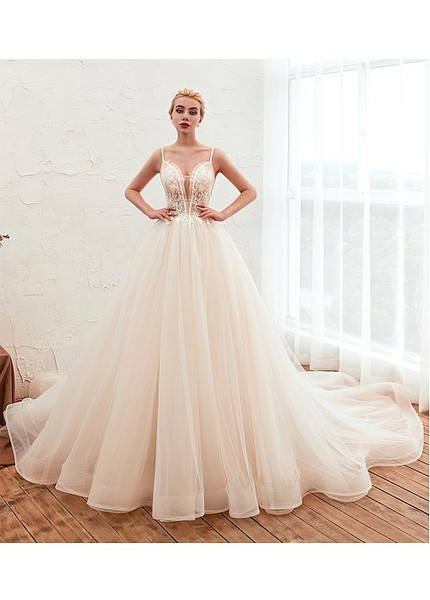 Shop Champagne Beading Appliques Beach Lace Appliques Destination Wedding Dress