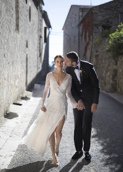 Shop Sexy Long Sleeve Lace V Neck Backless Mermaid Wedding Dress