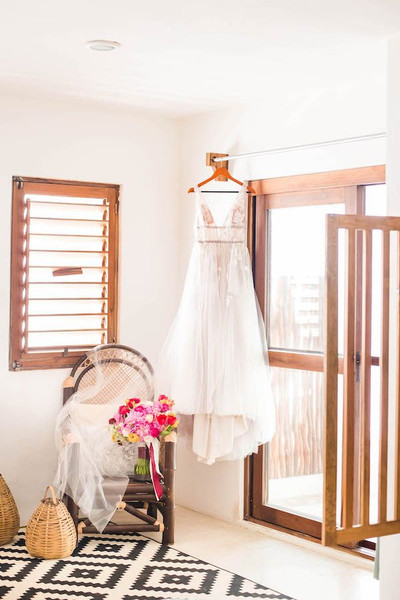 Shop Sexy V Neck A Line Floor Length Flower Appliques Tulle Beach Wedding Dress