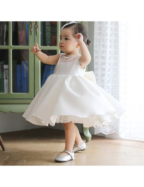 white princess dress for baby girl