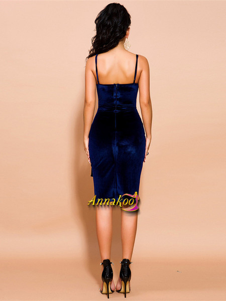 Shop 2021 Spaghetti Straps Sheath Column Royal Short Prom Dress Under 69