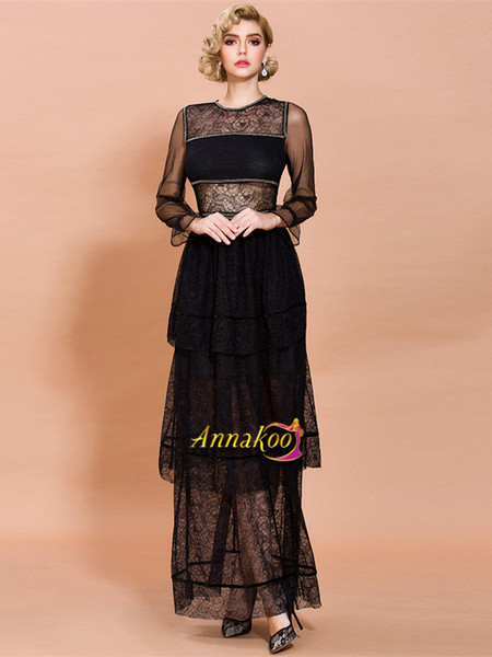 Shop 2021 Black Long Sleeve See Through Illusion Prom Dress Under 75