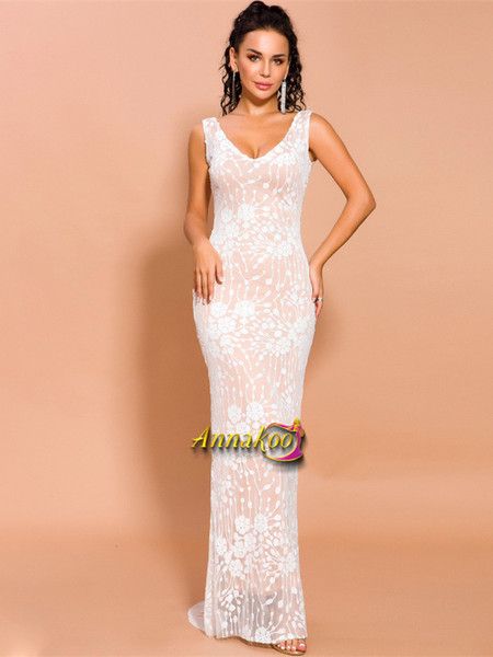 Shop 2021 Ivory Appliques V Neck Mermaid Prom Dress Under 78
