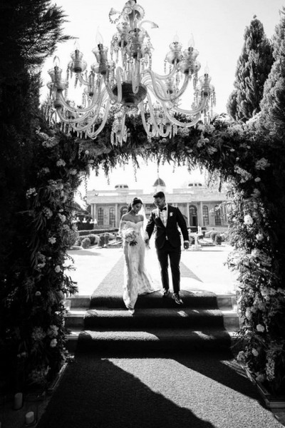 Shop 2022 ANNAKOO Off The Shoulder Mermaid Lace Long Sleeve Wedding Dress under 269