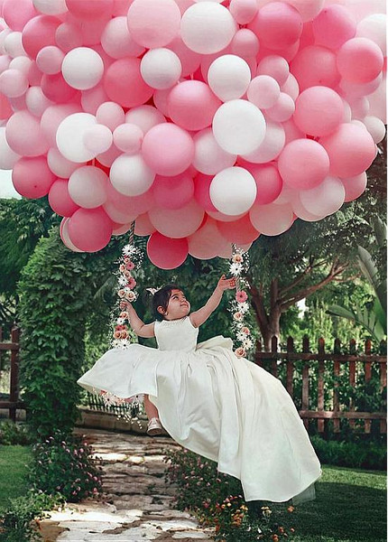 Bowknot Satin Jewel Neckline Ball Gown Flower Girl Dress