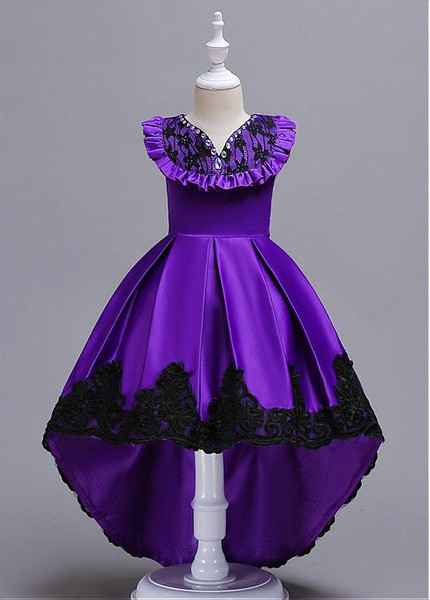 flower girl dresses violet