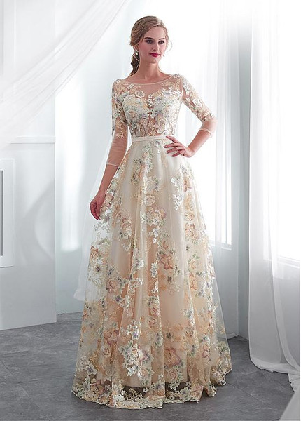 aline wedding dress with sleeves