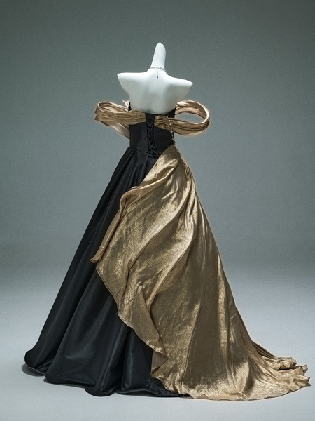 Shop 2025 ANNAKOO Black & Gold A Line Off The Shoulder Beading Prom Dress Under 387