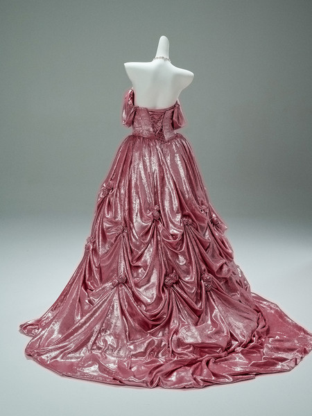 Shop 2025 ANNAKOO Pink A Line Flower Beading Halter Prom Dress Under 398