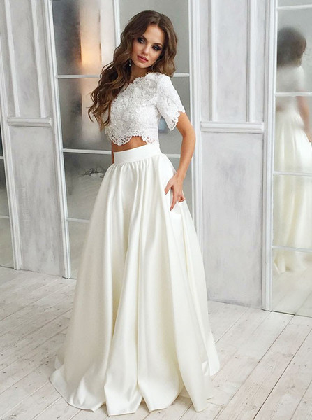 lace top gown