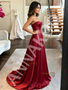 Shop 2026 ANNAKOO Burgundy Lace Sweetheart A Line Tulle Prom Dress Under 189