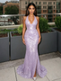 Shop 2026 ANNAKOO Spaghetti Straps Green Sheath Column Backless Satin Prom Dress Under 129