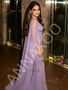 Cape V Neck Trumpet Mermaid Tulle Beading Prom Dress