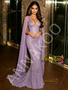 Cape V Neck Trumpet Mermaid Tulle Beading Prom Dress