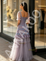 Shop 2026 ANNAKOO Square Short Sleeve Beading Tulle Purple Prom Dress Under 229