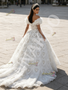 Off The Shoulder Beading Heart Ruffles Ball Gown Prom Dress