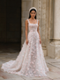 Shop 2026 ANNAKOO Straps A Line Pink Flowers Tulle Prom Dress Under 299