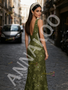 Shop 2026 ANNAKOO V Neck Sheath Column Oliver Flower Rose Prom Dress Under 299
