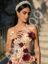 Shop 2026 ANNAKOO Sheath Column Sweetheart Lace Floral Prom Dress With Slit Under 256