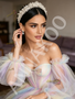 Shop 2026 ANNAKOO Rainbow Tulle Long Sleeve A Line Prom Dress With Slit Under 198